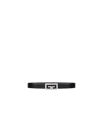Givenchy 2g Double-sided Belt In Black