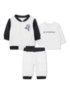 Givenchy Quilted Jacket And Trousers Set In White