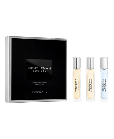 Givenchy 3-piece Gentleman Society Travel Spray Discovery Set In Transparent