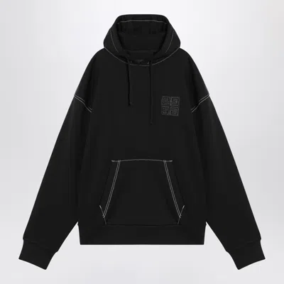 GIVENCHY GIVENCHY 4 G BLACK COTTON HOODIE