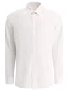 GIVENCHY GIVENCHY "4 G" EMBROIDERED POPLIN SHIRT