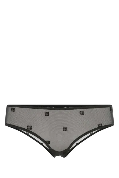 GIVENCHY 4D LOGO MOTIF VELVET BRIEFS