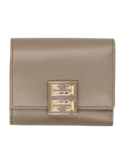 Givenchy 4g - Trifold Wallet In Taupe