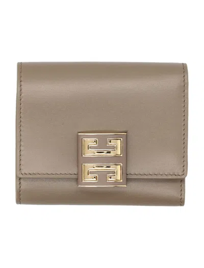 Givenchy Taupe 4g Trifold Wallet