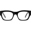 Givenchy 4g 51mm Rectangular Optical Glasses In Shiny Black