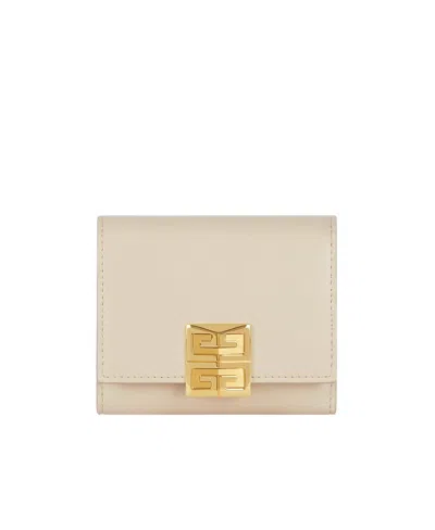 Givenchy 4g Trifold Wallet In Nude
