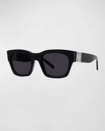 Givenchy 4g Acetate Butterfly Sunglasses In Black