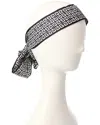 Givenchy 4g All Over Silk Headband In Black