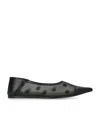Givenchy Ballerina In 4g Mesh In Black