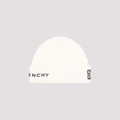 Givenchy 4g Beanie Unica In  Ivory Black