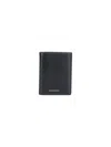 Givenchy Card Holder Black Leather Classique 4g In Black
