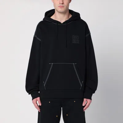 GIVENCHY GIVENCHY 4G BLACK COTTON HOODIE