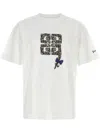 Givenchy 4g Braid Printed Crewneck T-shirt In White