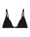 Givenchy 4g Buckle Knitted Bra In Black