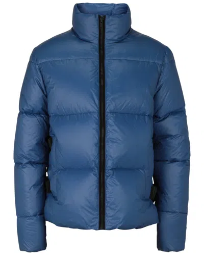 Givenchy 4g Buckle Puffer Jacket In Blue