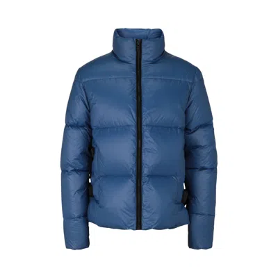 Pre-owned Givenchy 4g Buckle Puffer Jacket 'royal Blue' | Men's Size 44