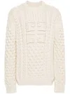GIVENCHY 4G CABLE-KNIT JUMPER