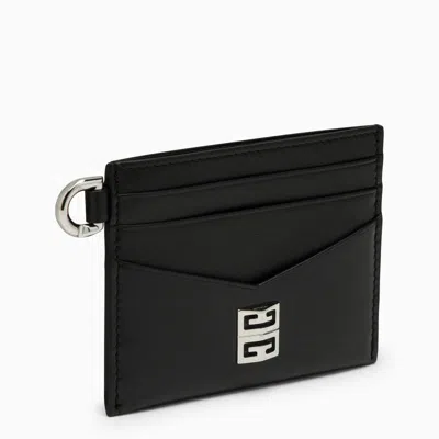 Givenchy 4g Black Leather Card Holder