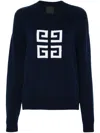 Givenchy 4g Sweater In Cashmere In Blue