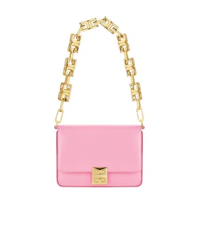 Givenchy Leather Shoulder Bag In Pink