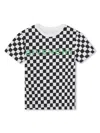 Givenchy 4g Check-pattern T-shirt In Black