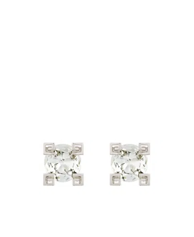 Givenchy 4g Claw Earrings In White