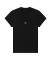 Givenchy 4g Logo Crewneck T-shirt In Black