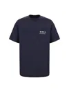 Givenchy 4g-print Cotton T-shirt In Deep Blue
