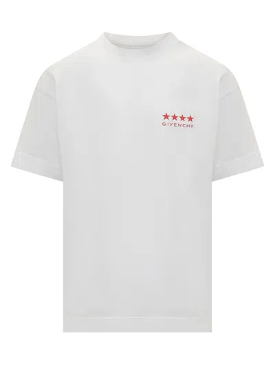 Givenchy 4g Cotton T-shirt In White