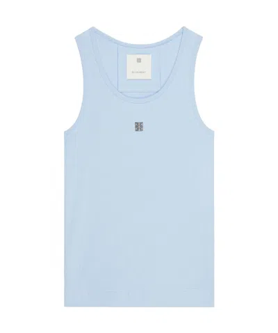 Givenchy 4g Cotton Top In Blue
