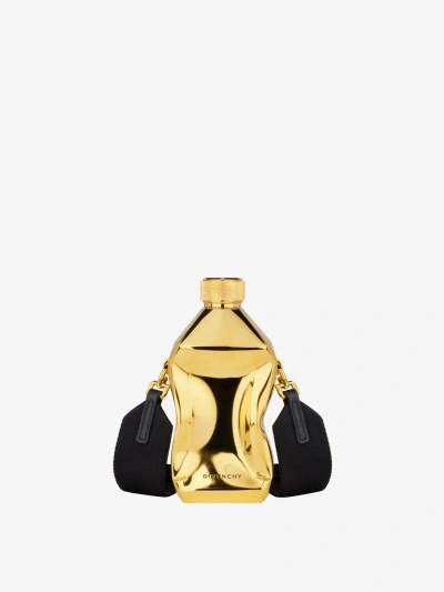 Givenchy 4g Crushed Flask In Metal With Strap In Multicolor