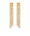 Givenchy 4g Crystal Chain Drop Earrings In Yellow