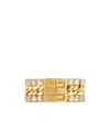 Givenchy 4g Crystal Ring In Yellow