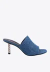 Givenchy Mules G Cube En Denim In Blue