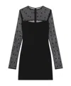 Givenchy Black Minidress With Cut-out In Black