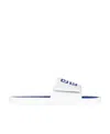 Givenchy 4g-debossed Flat Slides In White