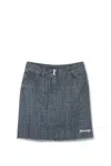 Givenchy 4g Denim Skirt In Denim Slavato