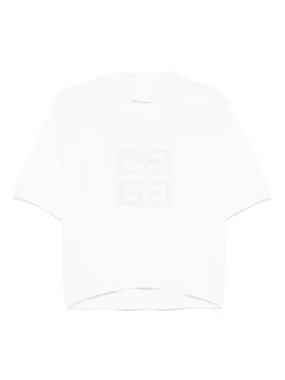 Givenchy Kaschmirtop Mit 4g-detail In White
