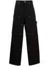 Givenchy Black Studded Jeans In Black