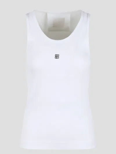 Givenchy 4g Detail Tank Top In White