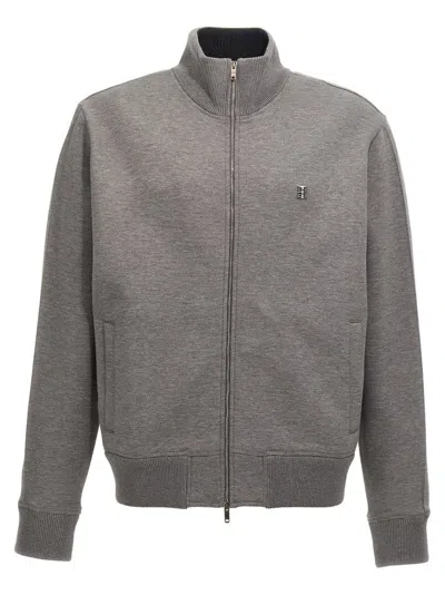 Givenchy 4g Detailed Tracksuit Jacket In Grey