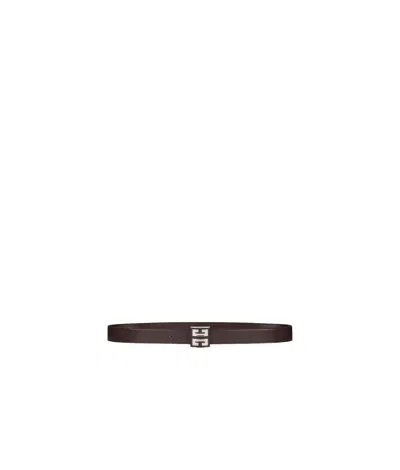 Givenchy 4g Double-sided Belt In Black
