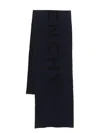 Givenchy Double Face Scarf Accessories In Blue