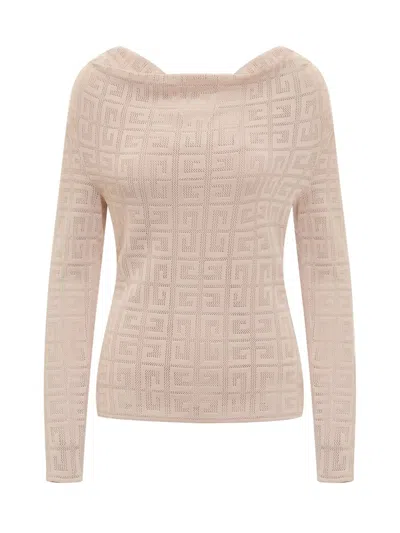 GIVENCHY GIVENCHY 4G DRAPED PULLOVER IN JACQUARD