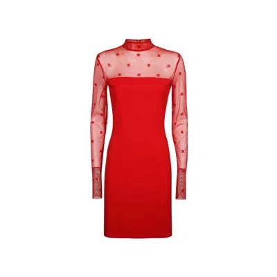 Givenchy 4g Dress In Red