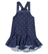 Givenchy 4g Dungaree Dress In Beige