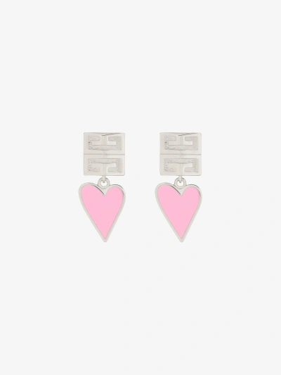 Givenchy 4g Earrings In Metal And Enamel In Multi