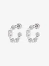Givenchy 4g Earrings In Metal With Crystals In Multicolor