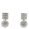 GIVENCHY GIVENCHY 4G EARRINGS IN METAL WITH CRYSTALS