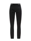 Givenchy 4g Logo Studded Skinny Jeans In Black